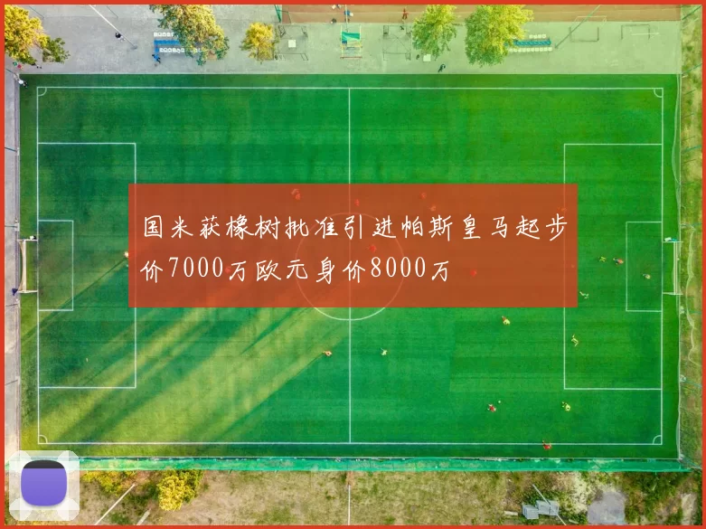 国米获橡树批准引进帕斯皇马起步价7000万欧元身价8000万