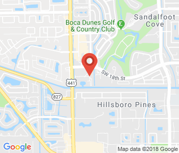 Google map image of location Sandalfoot S, Boca Raton, FL 33428, USA